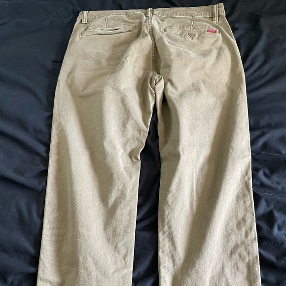 Levi's XX chinos pants men's 31x30 tan standard taper stretch red tag casual - Picture 3 of 4